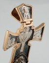 Золотой крест "Распятие. Ангел Хранитель" - CR18
