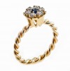 Золотое кольцо "Жасмин"-RD28
