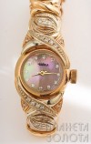 Женские часы с золотыми браслетами "Чайка"